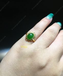 Nhẫn Ngọc Bích Nephrite Jade (NN077) 16 Nhẫn Ngọc Bích Nephrite Jade (NN077) 7