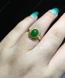 Nhẫn Ngọc Bích Nephrite Jade (NN077) 15 Nhẫn Ngọc Bích Nephrite Jade (NN077) 6
