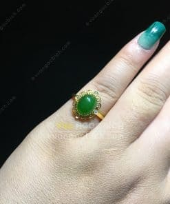 Nhẫn Ngọc Bích Nephrite Jade (NN077) 12 Nhẫn Ngọc Bích Nephrite Jade (NN077) 3