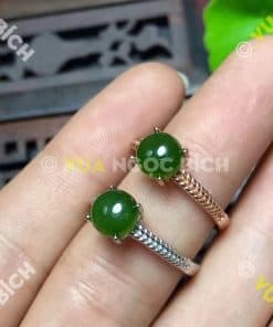 Nhẫn Ngọc Bích Nephrite Jade (NN005) 11 Nhẫn Ngọc Bích Nephrite Jade (NN005) 5