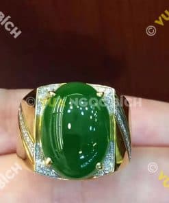Nhẫn Ngọc Bích Nephrite Jade (NN008) 13 Nhẫn Ngọc Bích Nephrite Jade (NN008) 7