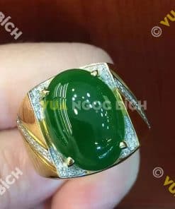 Nhẫn Ngọc Bích Nephrite Jade (NN008) 10 Nhẫn Ngọc Bích Nephrite Jade (NN008) 4