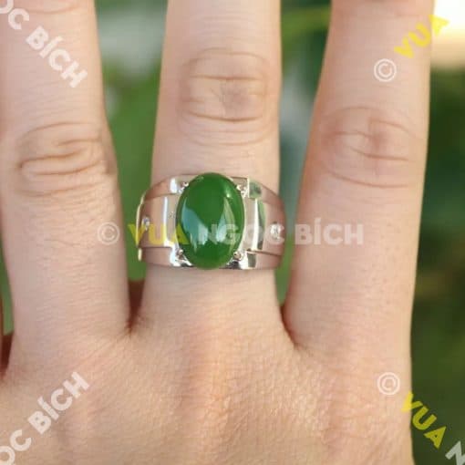 Nhẫn Ngọc Bích Nephrite Jade (NN013) 3