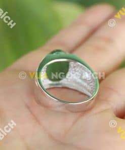 Nhẫn Ngọc Bích Nephrite Jade (NN013) 9 Nhẫn Ngọc Bích Nephrite Jade (NN013) 4