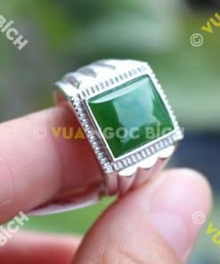Nhẫn Ngọc Bích Nephrite Jade (NN014) 8 Nhẫn Ngọc Bích Nephrite Jade (NN014) 4