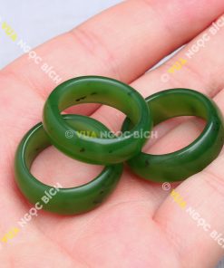 Nhẫn Tròn Trơn Đá Ngọc Bích (NN003) 11 Nhẫn Tròn Trơn Đá Ngọc Bích (NN003) 4