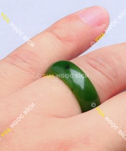 Nhẫn Tròn Trơn Đá Ngọc Bích (NN003) 14 Nhẫn Tròn Trơn Đá Ngọc Bích (NN003) 7