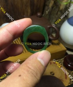 Nhẫn Yên Ngựa Đá Ngọc Bích (NN002) 16 Nhẫn Yên Ngựa Đá Ngọc Bích (NN002) 6