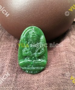 Phật Bản Mệnh Bồ Tát Hư Không Tạng Ngọc Bích Nephrite Jade (MD092) 6