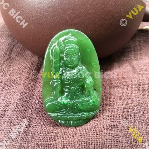 Phật Bản Mệnh Bất Động Minh Vương Ngọc Bích Nephrite Jade (MD097) 3