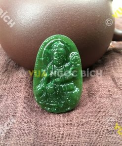 Phật Bản Mệnh Phổ Hiền Bồ Tát Ngọc Bích Nephrite Jade (MD094) 7