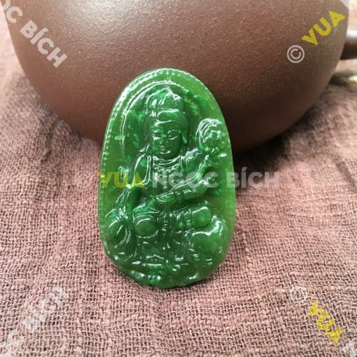 Phật Bản Mệnh Phổ Hiền Bồ Tát Ngọc Bích Nephrite Jade (MD094) 3