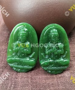 Phật Bản Mệnh Phổ Minh Đại Nhật Như Lai Ngọc Bích Nephrite Jade (MD095) 5