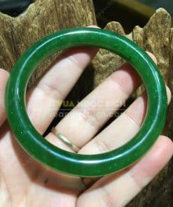 Vòng Tay Bản Liền Ngọc Bích Nephrite Jade (VT032-1) 7 Vòng Tay Bản Liền Ngọc Bích Nephrite Jade (VT032-1) 3