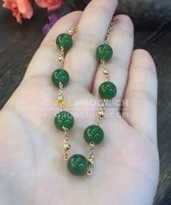 Vòng Tay Ngọc Bích Nephrite Jade 10mm (VT062) 17 Vòng Tay Ngọc Bích Nephrite Jade 10mm (VT062) 9