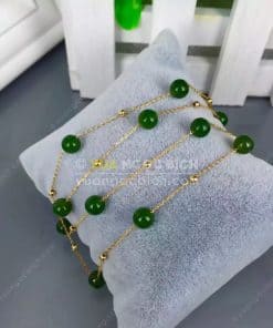 Vòng Tay Ngọc Bích Nephrite Jade 10mm (VT062) 15 Vòng Tay Ngọc Bích Nephrite Jade 10mm (VT062) 7