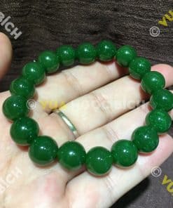 Vòng Tay Ngọc Bích Nephrite Jade 12mm VIP (VT052) 15 Vòng Tay Ngọc Bích Nephrite Jade 12mm VIP (VT052) 8