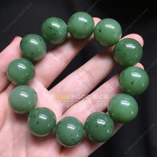 Vòng Tay Ngọc Bích Nephrite Jade 16mm (VT056-1) 3