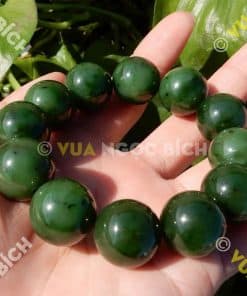 Vòng Tay Ngọc Bích Nephrite Jade 18mm (VT065) 11 Vòng Tay Ngọc Bích Nephrite Jade 18mm (VT065) 6