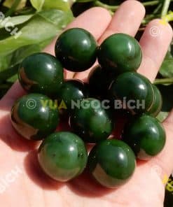 Vòng Tay Ngọc Bích Nephrite Jade 18mm (VT065) 9 Vòng Tay Ngọc Bích Nephrite Jade 18mm (VT065) 4