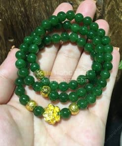 Vòng Tay Ngọc Bích Nephrite Jade 6mm (VT064) 12 Vòng Tay Ngọc Bích Nephrite Jade 6mm (VT064) 4