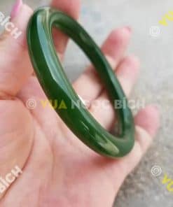 Vòng Tay Bản Liền Ngọc Bích Nephrite Jade (VT032-1) 9 Vòng Tay Bản Liền Ngọc Bích Nephrite Jade (VT032-1) 5