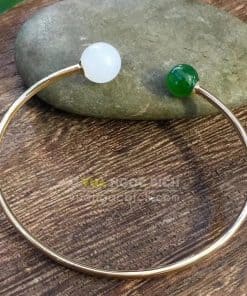 Vòng Tay Ngọc Bích Nephrite Jade (VT061) 11 Vòng Tay Ngọc Bích Nephrite Jade (VT061) 6