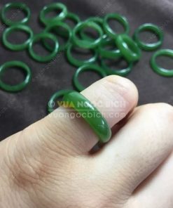 Nhẫn Bầu Ngọc Bích Nephrite Jade VIP (NN030-2) 36 Nhẫn Bầu Ngọc Bích Nephrite Jade VIP (NN030-2) 18