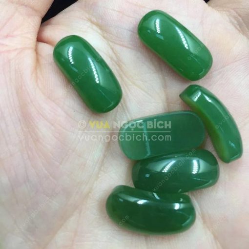 Mặt đá trang sức Ngọc Bích Nephrite Jade (VNB-MDTS002) 3