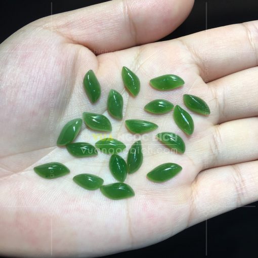 Mặt đá trang sức Ngọc Bích Nephrite Jade (VNB-MDTS006) 3