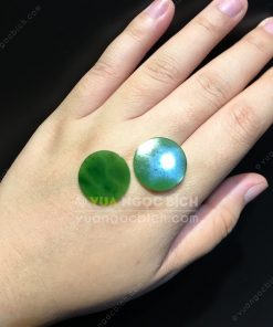 Mặt đá trang sức Ngọc Bích Nephrite Jade (VNB-MDTS007) 10 Mặt đá trang sức Ngọc Bích Nephrite Jade (VNB-MDTS007) 5