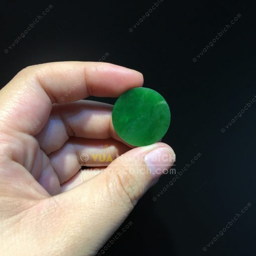 Mặt đá trang sức Ngọc Bích Nephrite Jade (VNB-MDTS007) 3