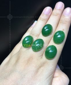 Mặt đá trang sức Ngọc Bích Nephrite Jade (VNB-MDTS008) 9 Mặt đá trang sức Ngọc Bích Nephrite Jade (VNB-MDTS008) 5