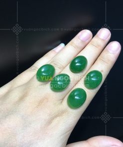 Mặt đá trang sức Ngọc Bích Nephrite Jade (VNB-MDTS008) 7 Mặt đá trang sức Ngọc Bích Nephrite Jade (VNB-MDTS008) 3