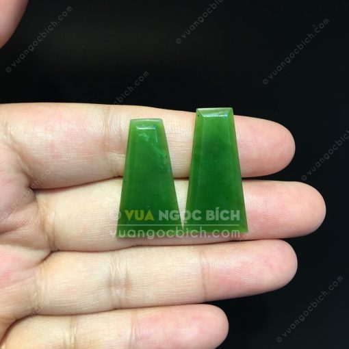 Mặt đá trang sức Ngọc Bích Nephrite Jade (VNB-MDTS011) 3