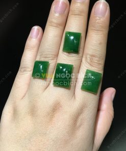 Mặt đá trang sức Ngọc Bích Nephrite Jade (VNB-MDTS017) 21 Mặt đá trang sức Ngọc Bích Nephrite Jade (VNB-MDTS017) 9