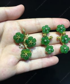 Bông Tai Hoa 5 Cánh Ngọc Bích Nephrite Jade VIP (VNB-BT218) 17 Bông Tai Hoa 5 Cánh Ngọc Bích Nephrite Jade VIP (VNB-BT218) 9