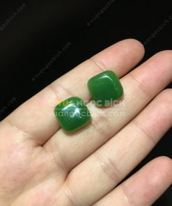 Bông Tai Ngọc Bích Nephrite Jade (VNB-BT203) 11 Bông Tai Ngọc Bích Nephrite Jade (VNB-BT203) 4