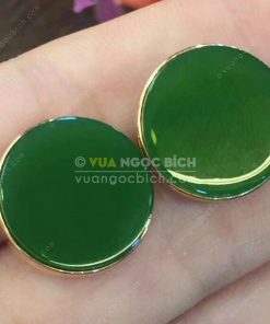 Bông Tai Ngọc Bích Nephrite Jade (VNB-BT208) 9 Bông Tai Ngọc Bích Nephrite Jade (VNB-BT208) 5