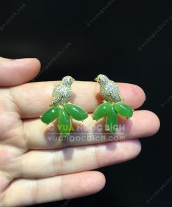 Bông Tai Chim Uyên Ương Ngọc Bích Nephrite Jade VIP (VNB-BT217) 28 Bông Tai Chim Uyên Ương Ngọc Bích Nephrite Jade VIP (VNB-BT217) 14