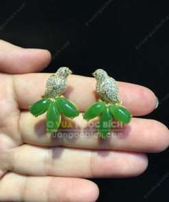 Bông Tai Chim Uyên Ương Ngọc Bích Nephrite Jade VIP (VNB-BT217) 25 Bông Tai Chim Uyên Ương Ngọc Bích Nephrite Jade VIP (VNB-BT217) 11