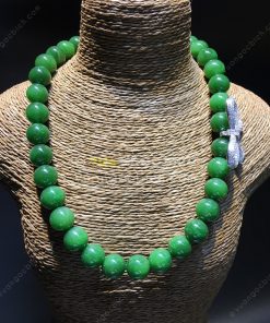 Chuỗi Vòng Cổ Ngọc Bích Nephrite Jade 10mm VIP (VNB-CC088) 14 Chuỗi Vòng Cổ Ngọc Bích Nephrite Jade 10mm VIP (VNB-CC088) 6