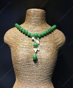 Chuỗi Vòng Cổ Ngọc Bích Nephrite Jade 10mm VIP (VNB-CC090) 17 Chuỗi Vòng Cổ Ngọc Bích Nephrite Jade 10mm VIP (VNB-CC090) 4