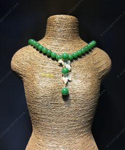 Chuỗi Vòng Cổ Ngọc Bích Nephrite Jade 10mm VIP (VNB-CC090) 26 Chuỗi Vòng Cổ Ngọc Bích Nephrite Jade 10mm VIP (VNB-CC090) 13