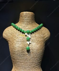 Chuỗi Vòng Cổ Ngọc Bích Nephrite Jade 10mm VIP (VNB-CC090) 25 Chuỗi Vòng Cổ Ngọc Bích Nephrite Jade 10mm VIP (VNB-CC090) 12
