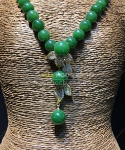 Chuỗi Vòng Cổ Ngọc Bích Nephrite Jade 10mm VIP (VNB-CC090) 23 Chuỗi Vòng Cổ Ngọc Bích Nephrite Jade 10mm VIP (VNB-CC090) 10