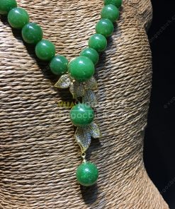 Chuỗi Vòng Cổ Ngọc Bích Nephrite Jade 10mm VIP (VNB-CC090) 22 Chuỗi Vòng Cổ Ngọc Bích Nephrite Jade 10mm VIP (VNB-CC090) 9