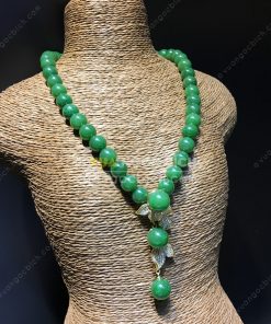 Chuỗi Vòng Cổ Ngọc Bích Nephrite Jade 10mm VIP (VNB-CC090) 21 Chuỗi Vòng Cổ Ngọc Bích Nephrite Jade 10mm VIP (VNB-CC090) 8