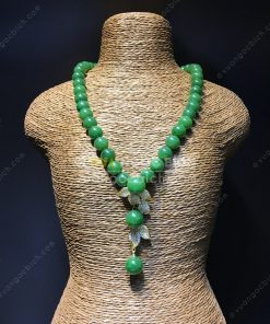 Chuỗi Vòng Cổ Ngọc Bích Nephrite Jade 10mm VIP (VNB-CC090) 19 Chuỗi Vòng Cổ Ngọc Bích Nephrite Jade 10mm VIP (VNB-CC090) 6