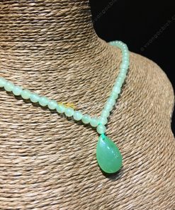 Chuỗi Vòng Cổ Ngọc Bích Nephrite Jade 4mm VIP (VNB-CC092) 13 Chuỗi Vòng Cổ Ngọc Bích Nephrite Jade 4mm VIP (VNB-CC092) 7